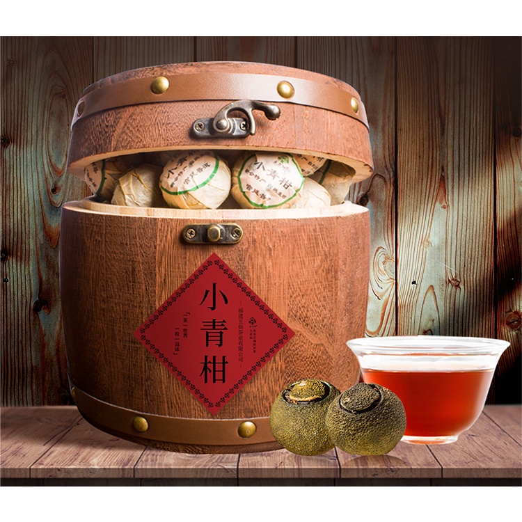 (Quà biếu cao cấp) 500g hộp gỗ trà Phổ Nhĩ danh trà chính hãng