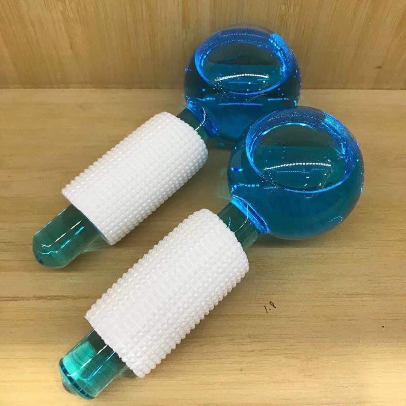 Cặp Cầu Băng Lạnh Massage Mặt Cầu Mát Xa Mặt Mát Lạnh Se Khít Lỗ Chân Lông chăm sóc da chuyên sâu