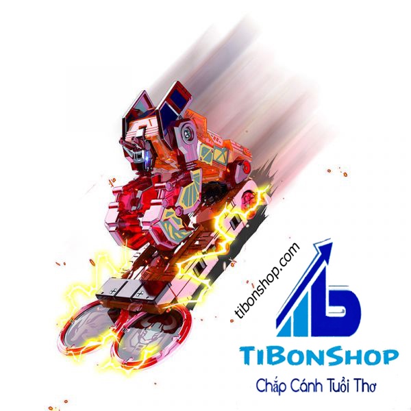 Đồ Chơi Chiến Xa Thần Thú - xe biến hình Bò húc cuồng hỏa