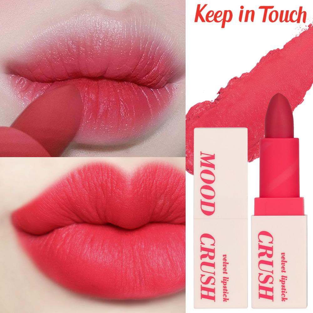 Son Thỏi Chứa Dầu Gan Cá Mập Keep In Touch Mood Crush Velvet Lipstick (5 x 3.5G)