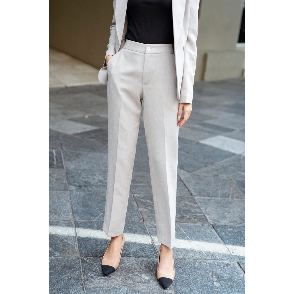 AMELIE Áo vest cổ ve túi cơi 2 khuy bọc by Amelie | BigBuy360 - bigbuy360.vn