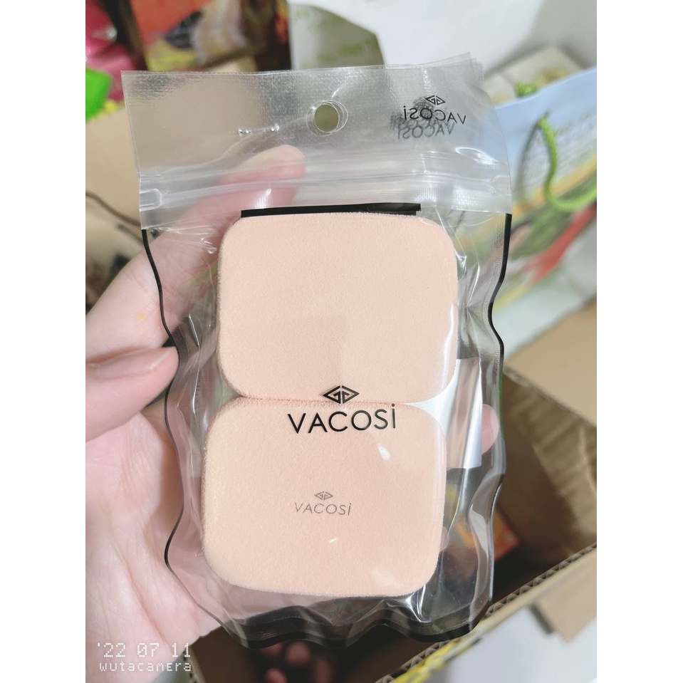 bông phấn ướt  vacosi 2 miếng