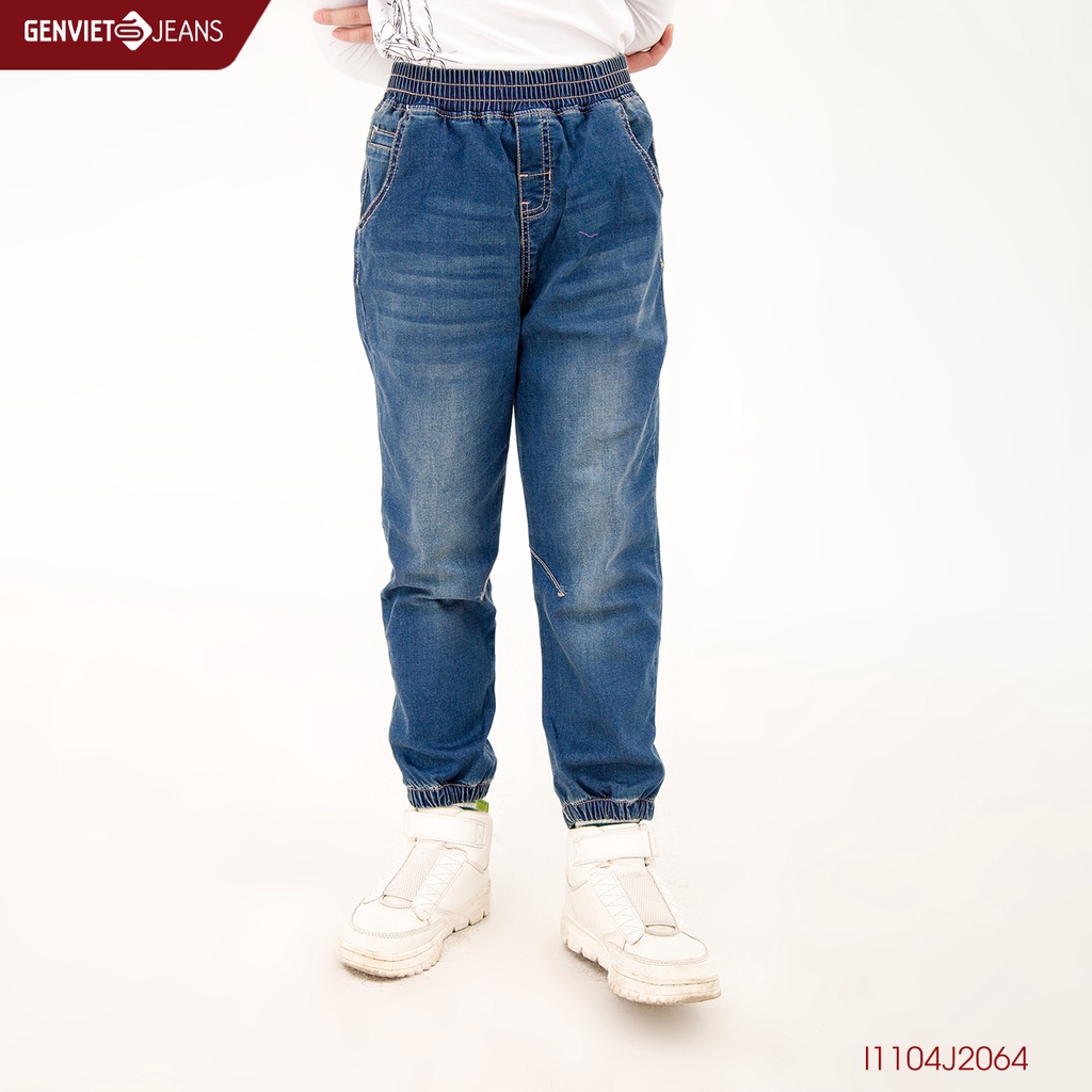 Quần Dài Jeans Bé Trai Col Thụng GENVIET I1104J2064