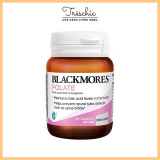 Viên Uống Cho Mẹ Bầu Blackmores Folate 500 mcg (90 Viên)