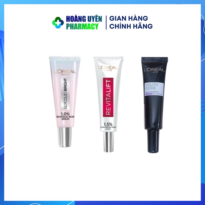 [Mini] Serum dưỡng ẩm L'oreal Paris Youth Code skin activating ferment pre essence 7.5ml (Serum Loreal)