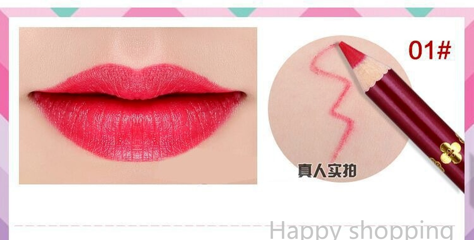 (Hàng Mới Về) Bút Kẻ Viền Môi 12 Màu Sắc Tùy Chọn Chống Thấm Nước Không Lem | BigBuy360 - bigbuy360.vn