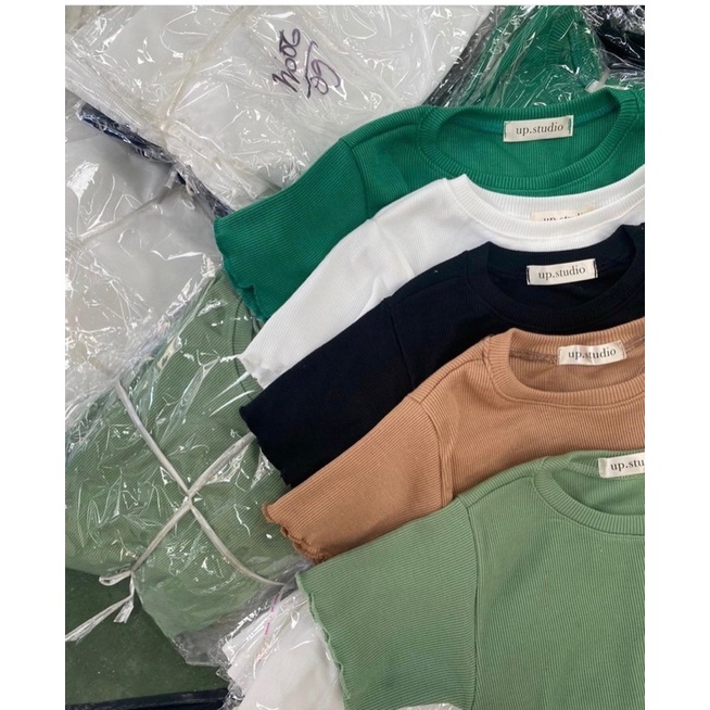 Áo croptop cộc tay dây eo hàng chuẩn l1 Cuastore.vn
