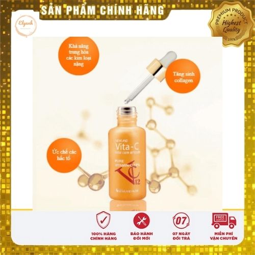 MỸ PHẨM TINH CHẤT SERUM VITA-C - Hộp lẻ Vita-C Total Care Ampoule NewLand