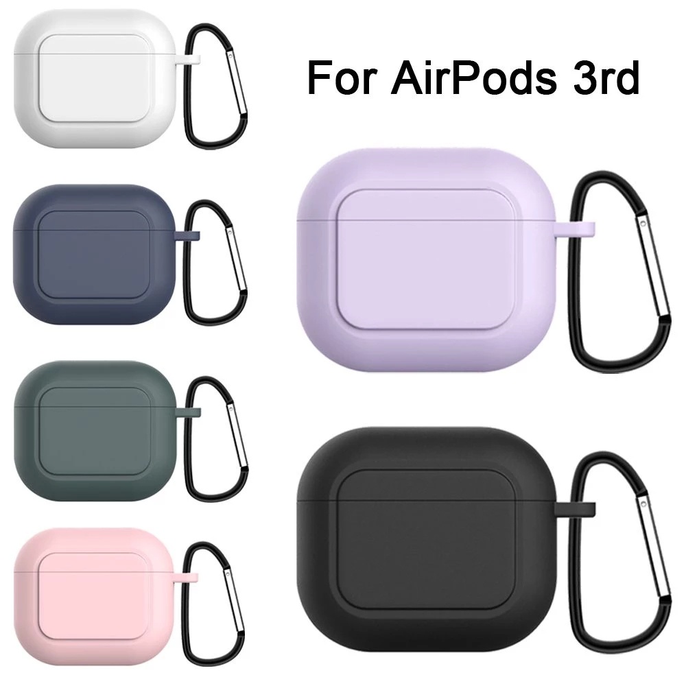Vỏ bọc silicone bảo vệ hộp đựng tai nghe Airpod 3