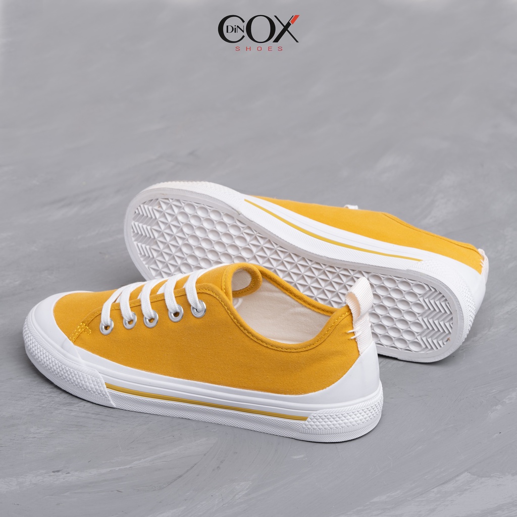 Giày Sneaker Nữ Dincox/Coxshoes C20 Yellow Sang Trọng Đơn Giản