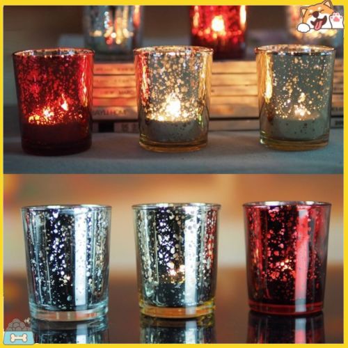 Đế nến dạng ly thủy tinh thiết kế độc đáo đẹp mắt