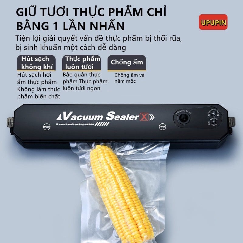 [Siêu Sale] Máy Hút Chân Không Thực Phẩm, Máy Hút Chân Không VACUUM SEALER