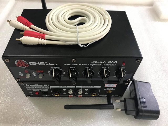 Bộ pre amply và Bluetooth rời