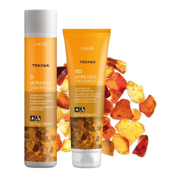 Kem ủ tóc cho tóc nhuộm vàng Lakme Teknia Ultra Gold Treatment Refresh 250ml