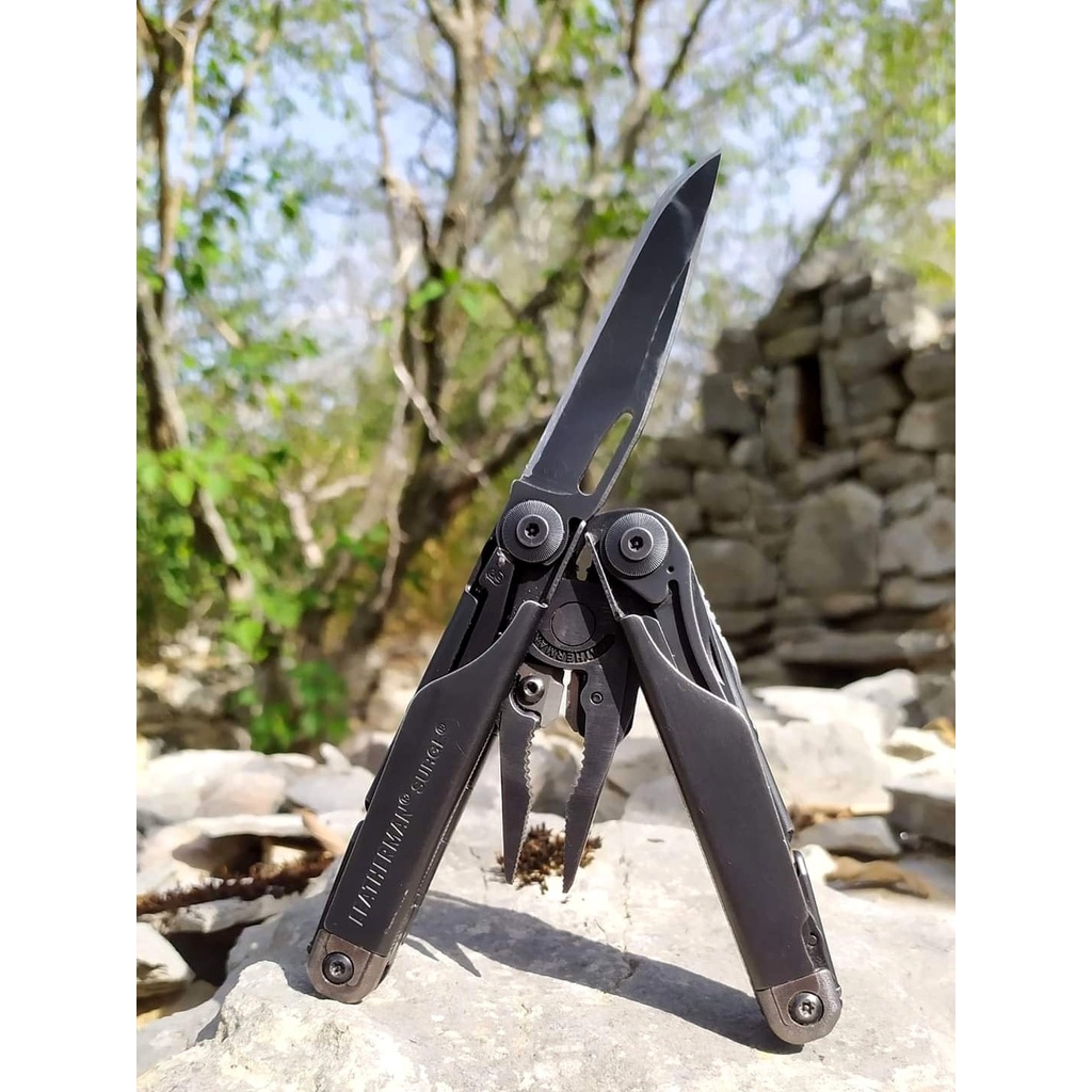 Kìm Đa Năng Leatherman Surge Black&amp;Silver  21 Tools - Hàng Chính hãng bảo hành 25 năm tại HiBu VT Mart