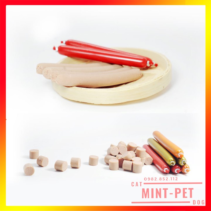 Xúc Xích Ăn Liền Cho Chó Mèo #MintPet