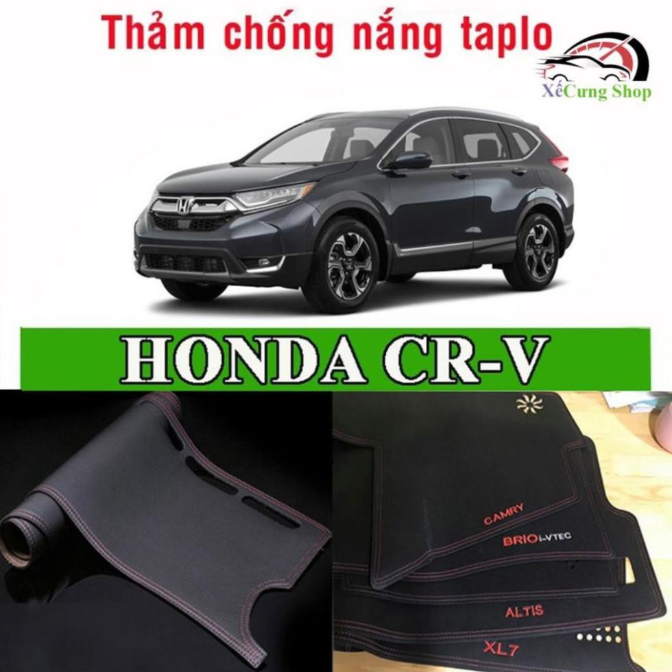 Thảm taplo Honda CRV 2018 - 2021 - da vân carbon cao cấp