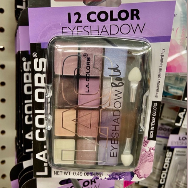 Bảng Màu Mắt 12 Ô L.A. Colors Eyeshadow Bold