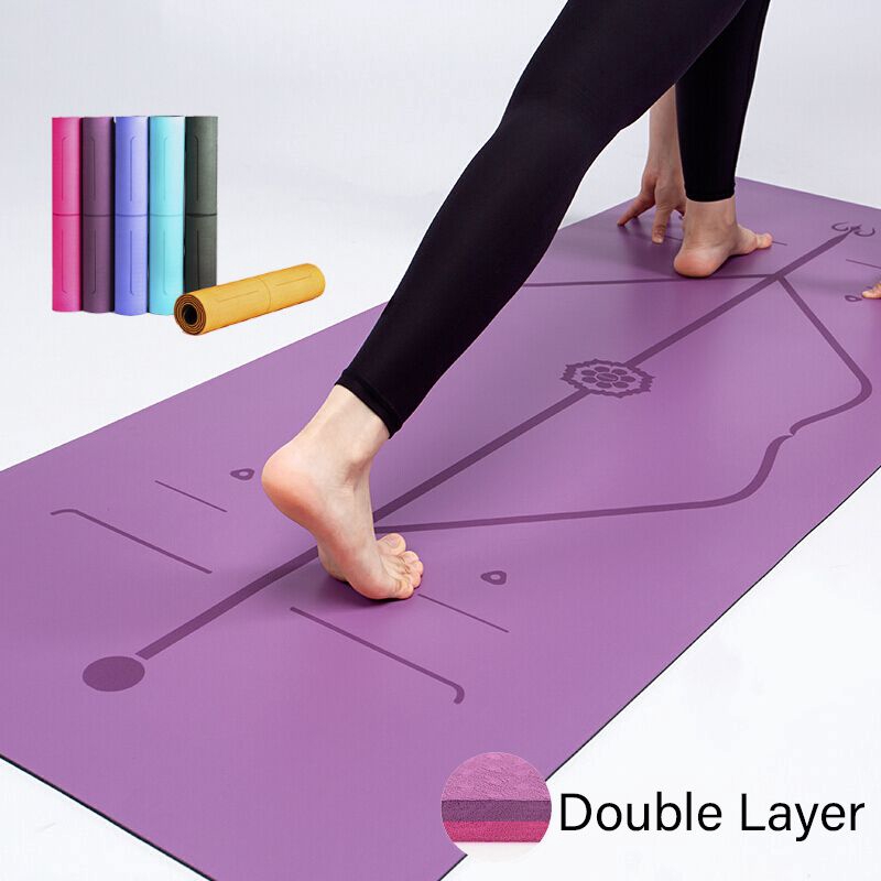 Thảm Tập Yoga Chống Trượt Dày 6mm Cho Người Mới Bắt Đầu