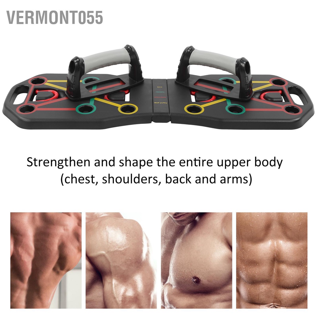 Có thể bán buôn Push Up Board Phòng tập thể dục Tập luyện cơ bắp Thiết bị xây dựngVermont055 Hàng giao ngay