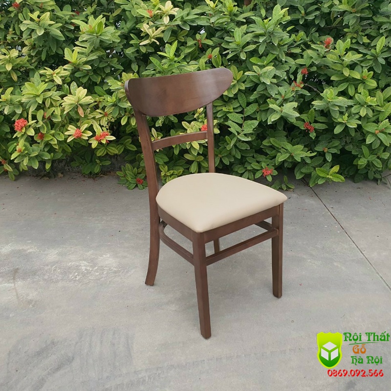 🔴 FREE SHIP 🔴Ghế Panda Cafe, Ghế Bàn Ăn Mặt Nệm Si Thái Cao Cấp - Gỗ Hà Nội Furniture