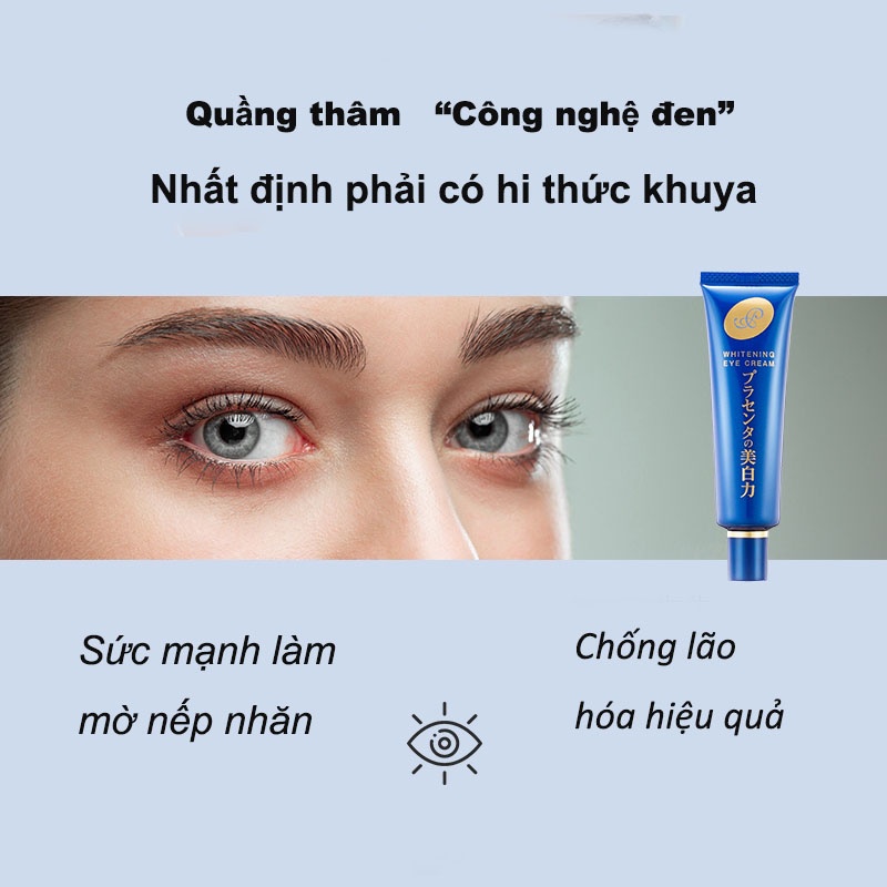 [ƯU ĐÃI SỐC]  🍀kem dưỡng mắt Meishoku Placenta Medicated Whitening Eye Cream 30g Nhật Bản | BigBuy360 - bigbuy360.vn