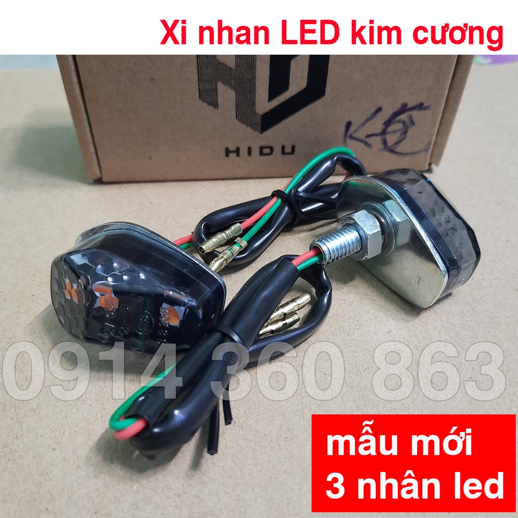 Xin nhan Led Kim cương / mu rùa / hột mít / con bọ