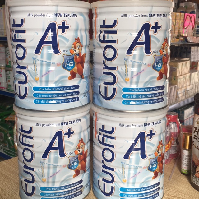 Sữa Eurofit A+ (900g) dành cho trẻ 1-6 tuổi