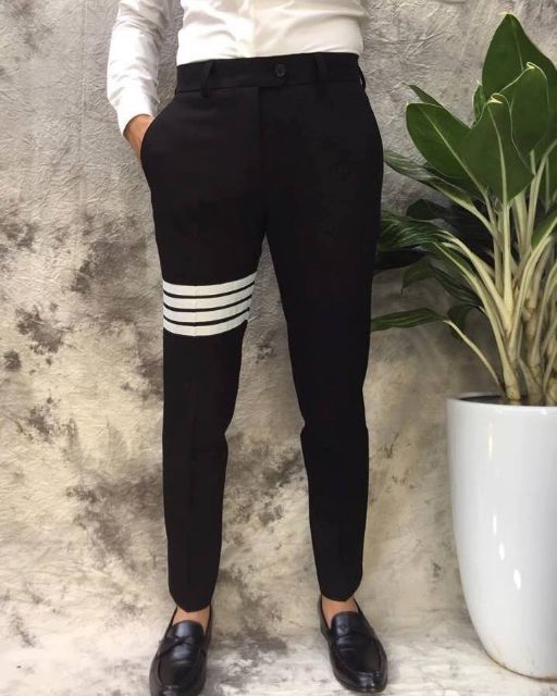 Quần âu nam phối viền cực chất A068 | BigBuy360 - bigbuy360.vn