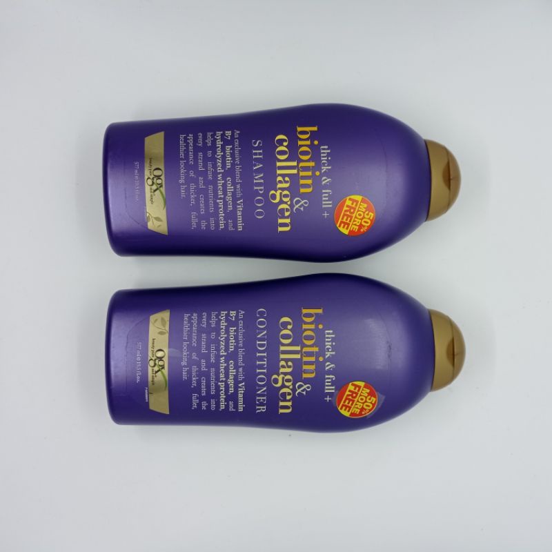 Dầu gôi và sữa tắm Biotin &amp; Collagen
