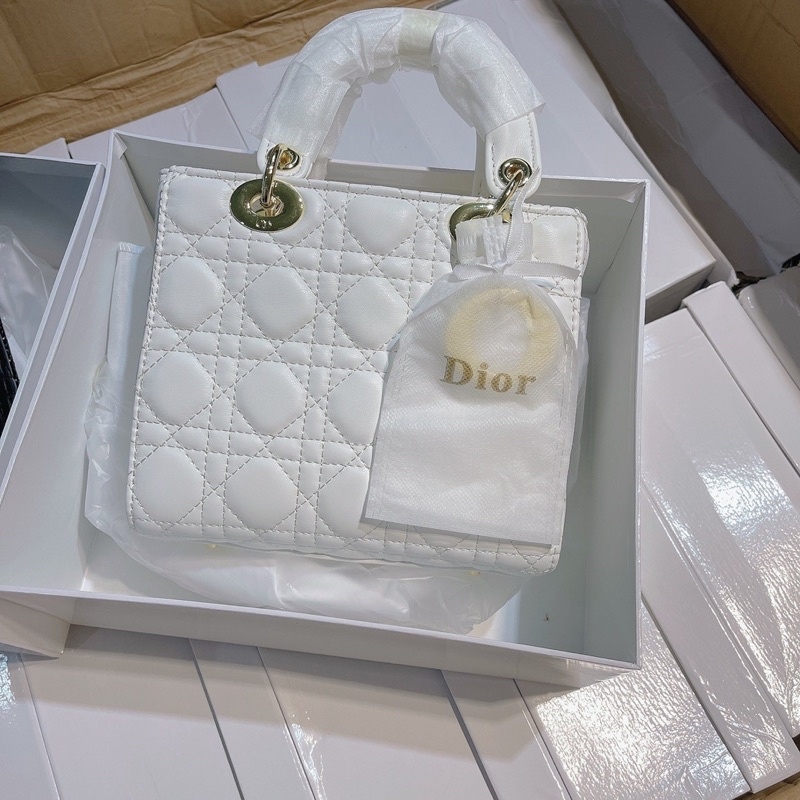 Túi Xách Nữ Dio 5 ô Fullbox Size 20 Da Bóng