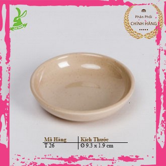Chén Chấm Tương T26 N Màu Nâu Nhựa Melamine Cao Cấp Fataco Việt Nam