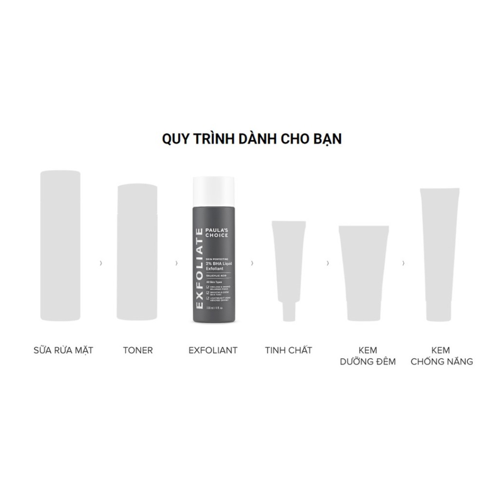 [Bill Auth] BHA 2% Skin Perfecting Liquid Exfoliant Paula Choice - Tẩy tế bào chết hóa học fullsize | BigBuy360 - bigbuy360.vn