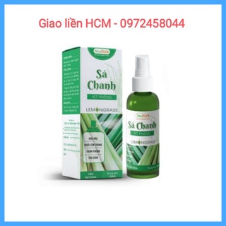 Tinh dầu xịt thơm Sả Chanh chai 100ml Vina Tươi - GIẢI PHÁP KHỬ MÙI TUYỆT VỜI