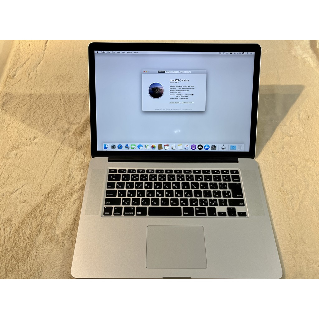 Máy tính MacBook Pro (Retina, 15-inch, Mid 2014) Quad Core I7 2.8Ghz / RAM 16GB / SSD 512GB MGXC2