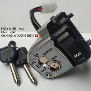 Khóa máy xe SH Mode chìa 8 cạnh chống trộm cao cấp chính hãng VƯƠNG NIỆM 🇻🇳