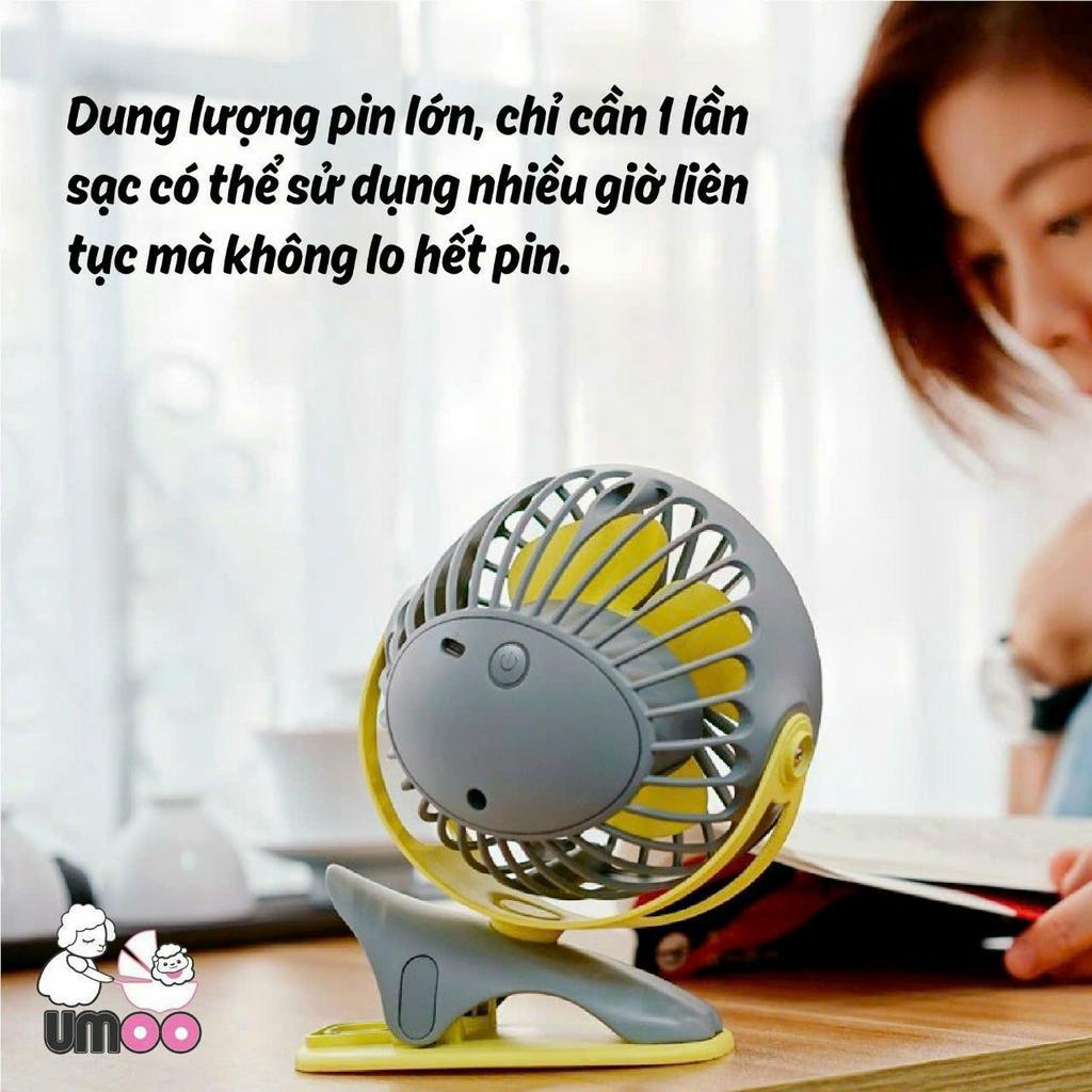 QUẠT TÍCH ĐIỆN MINI PIN KHỦNG 6400mAh