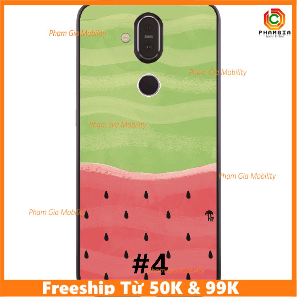Ốp lưng dẻo in hình trái cây tươi mát cho nokia 8.1