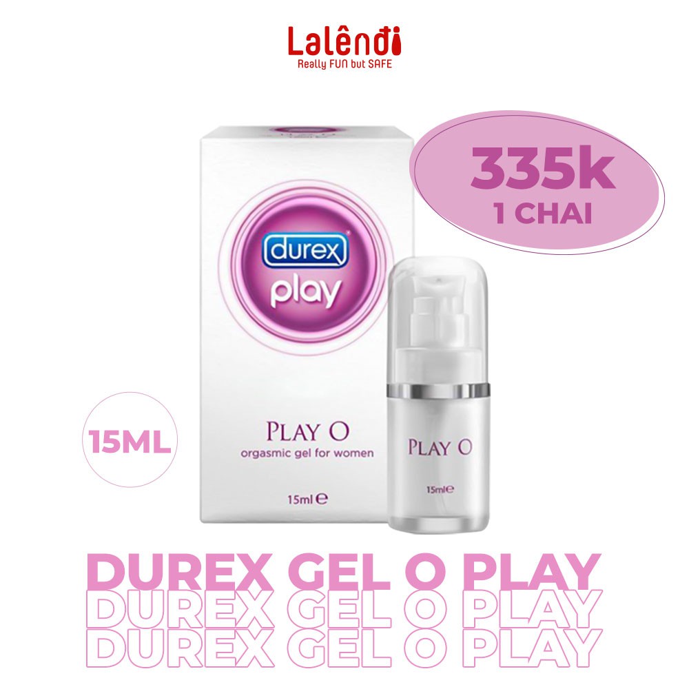 Gel bôi trơn Durex O Play For Women kích thích nữ chai 15ml Lalendi Rendi Store