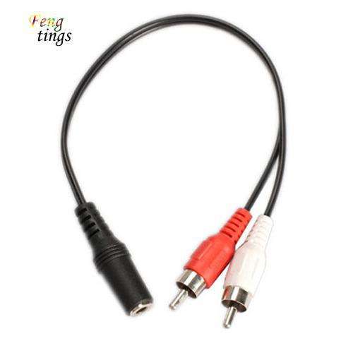 Dây cáp âm thanh RCA giắc cắm 3.5mm