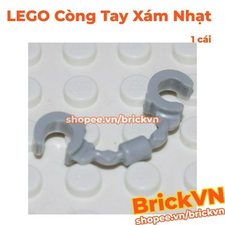 [1 Cái] Phụ Kiện LEGO Minifig: Còng Tay Xám Nhạt ID 4641048 97927