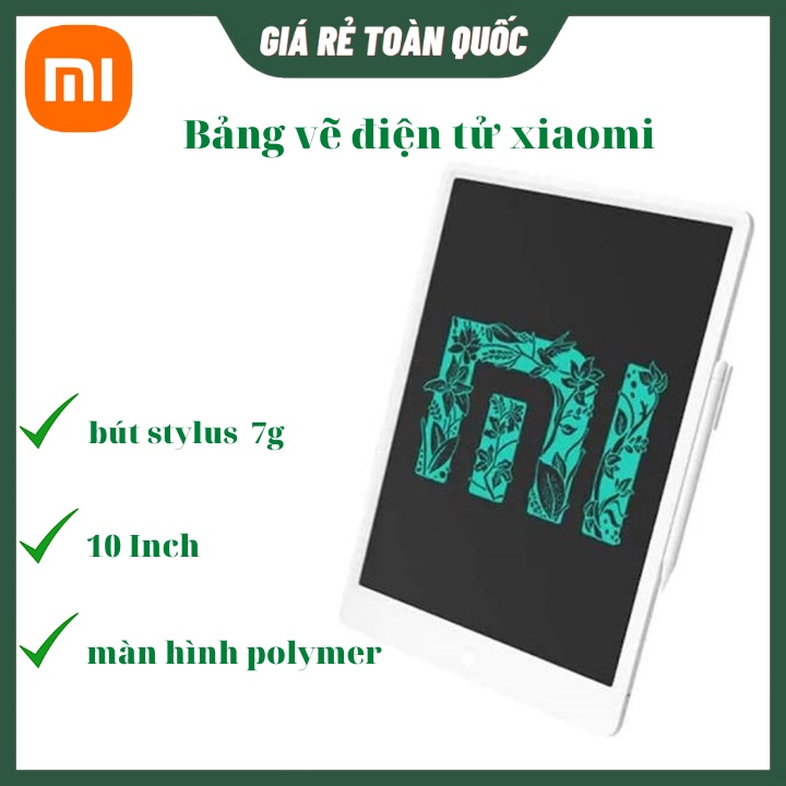 Bảng Vẽ Điện Tử Xiaomi - Bảng Vẽ Cho Bé 10 Inch Hàng Chính Hãng