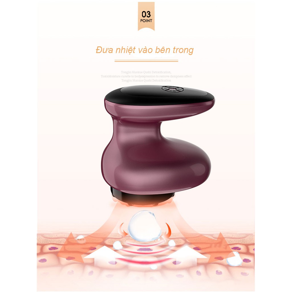 Bộ Máy Cạo Gió Giác Hơi Toàn Thân Cao Cấp Thế Hệ Mới Cao Cấp - Hàng Chính Hãng