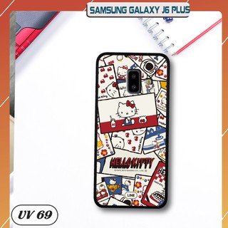 Ốp lưng Samsung Galaxy J6 Plus - lưng nhám viền dẻo