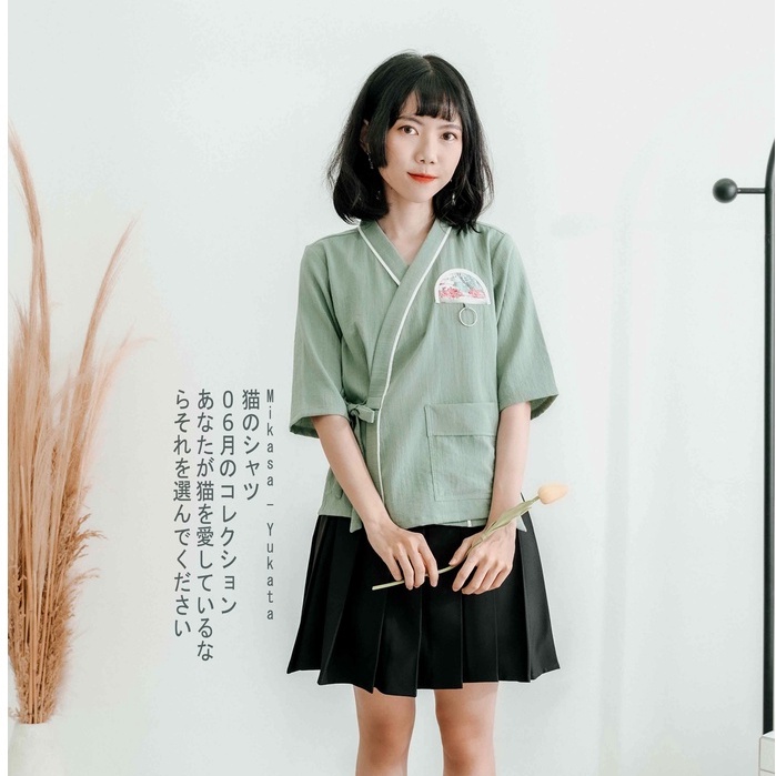 Yukata Mikasa TaTa Home - Áo Mùa Hè Tá Lả Màu