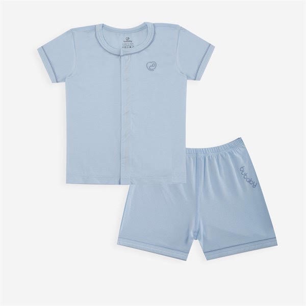 [BUBABY]Bộ áo ngắn tay cài giữa, quần đùi - Buzzik