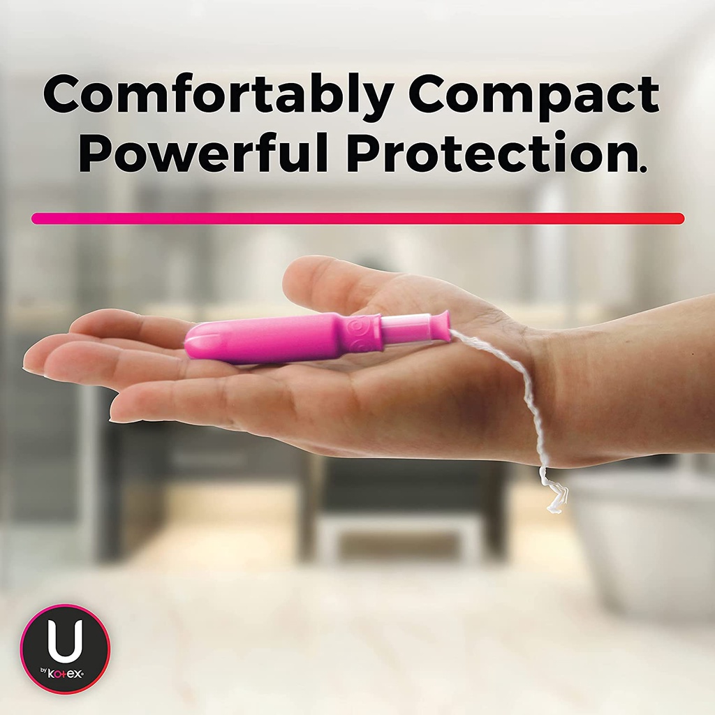Kotex Click Compact - Super - Tampon siêu thấm không mùi có cán đẩy 32 cái