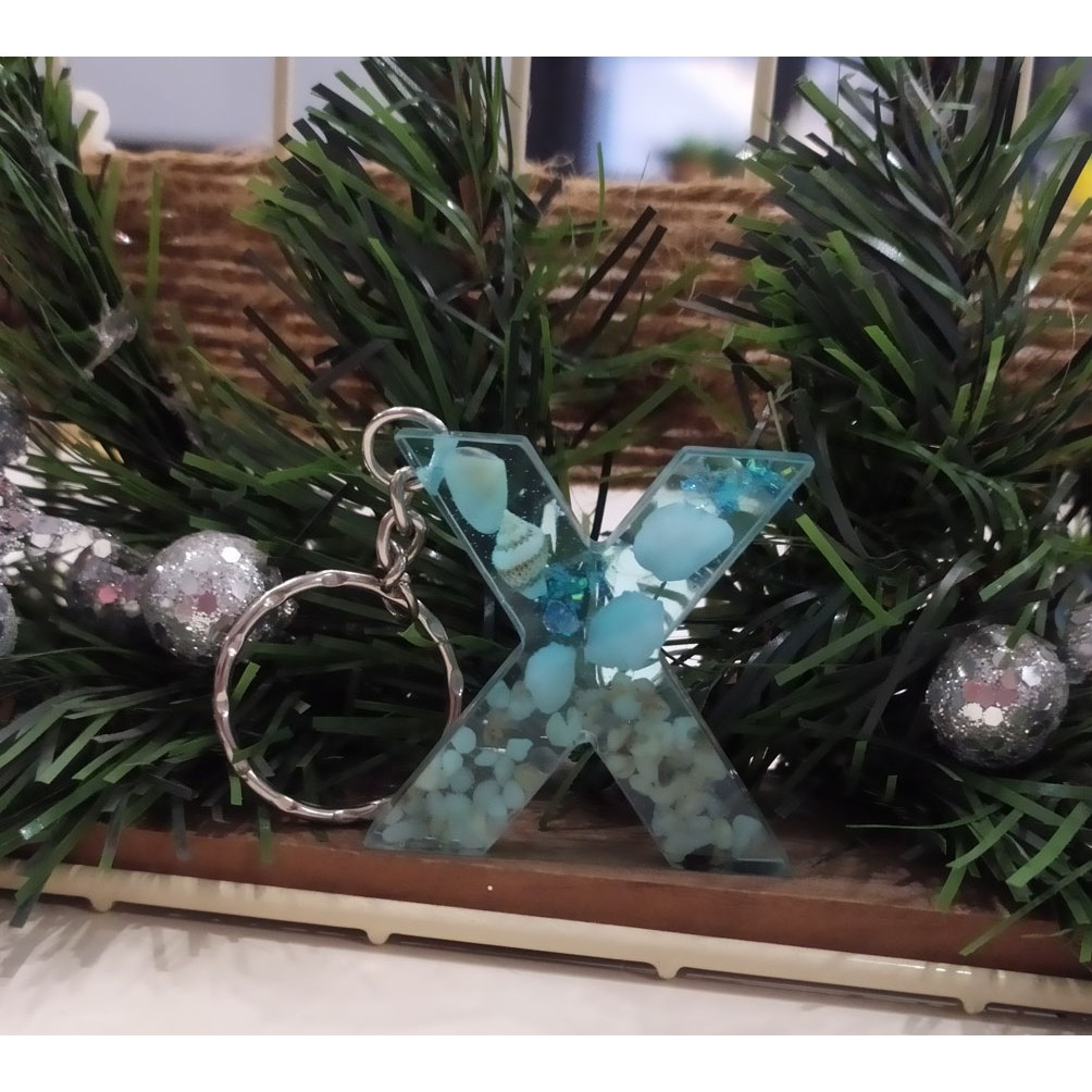 Móc gắn chìa khóa, balo, túi xách handmade Chữ Cái theo tên