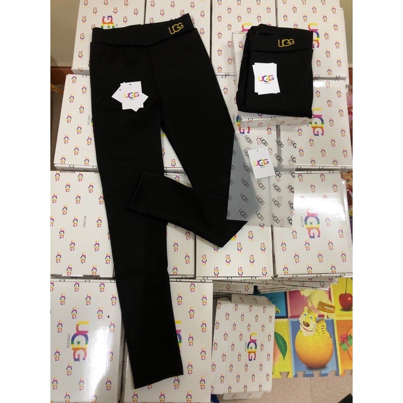 BÁN SỈ QUẦN LEGGING LÓT LÔNG KÈM HỘP THÊU CHỮ UG CHO NỮ | BigBuy360 - bigbuy360.vn