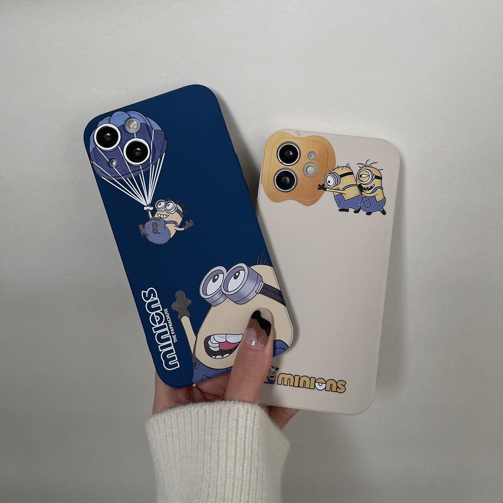 Ốp Điện Thoại In Hình Minions Cho IPhone 13Promax 12 11 7Plus X Xs Max XR 8 7